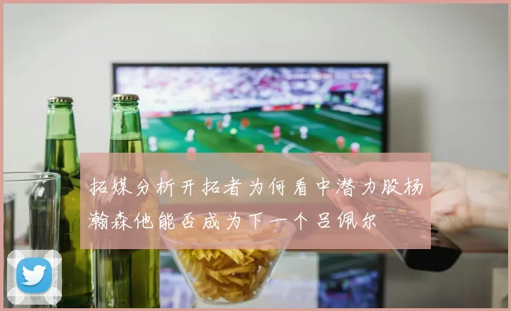 拓媒分析开拓者为何看中潜力股杨瀚森他能否成为下一个吕佩尔